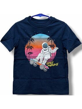 365 Kids Space Skateboarding Shirt